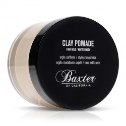 Cire argile coiffante homme Clay pomade  Tenue forte Effet mat