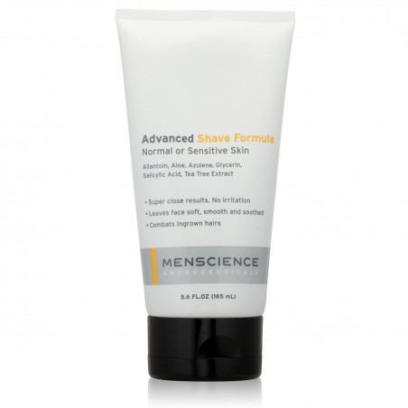 Formule rasage peau sensible sans mousse, évite irritations