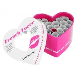 Mini Coeur spécial St-Valentin French Lover 21 défis Love