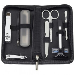 Trousse Homme manucure, pédicure et rasage