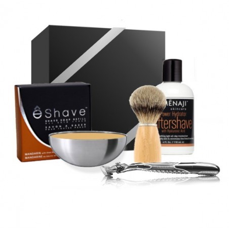 Kit du Barbier - Coffret complet de Rasage traditionnel