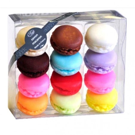 Composition de 12 Savons Macarons