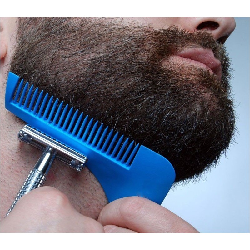 Peigne pochoir pour une taille parfaite de la barbe