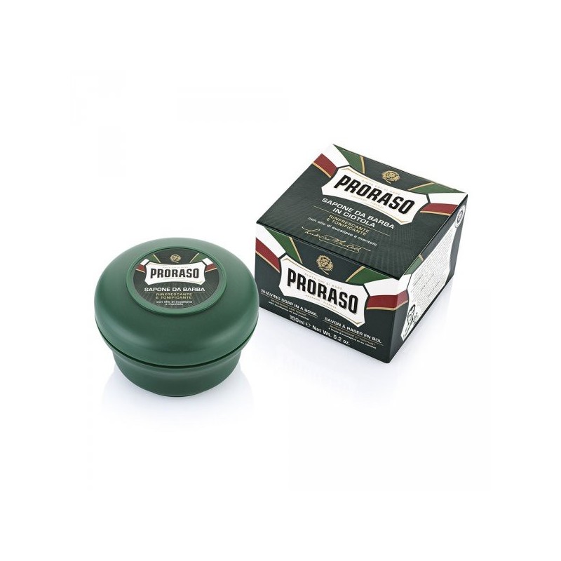 Savon à raser Eucalyptus - Bol vert Proraso