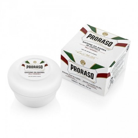 Savon à raser Thé vert - Bol blanc Proraso