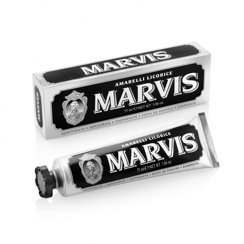 Dentifrice Menthe Réglisse Noir Marvis