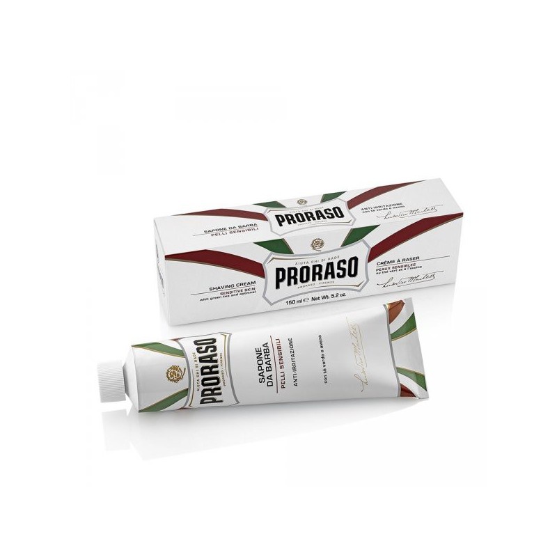 Crème à raser en tube Thé vert - Proraso