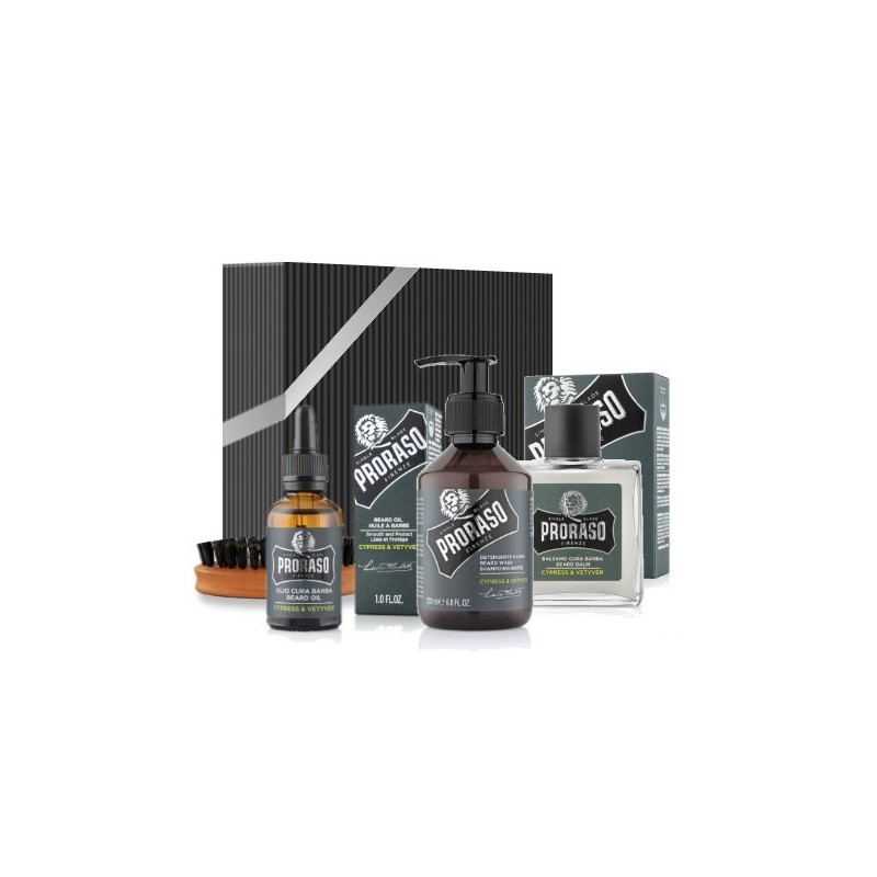 Coffret Soin et Entretien de la Barbe - Proraso Cyprès & Vétiver