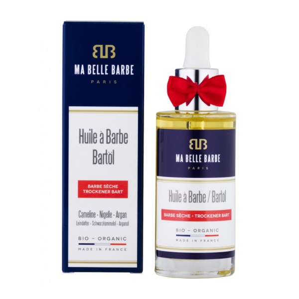 Huile à Barbe BIO - Barbe sèche - 100% made in France