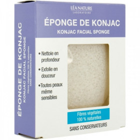 Eponge de Konjac en fibres végétales 100% naturelles