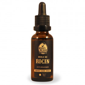 Huile de Ricin 100% biologique - Cheveux Barbe Ongles