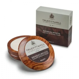 Savon à Barbe "Sandalwood" et son Bol en Bois - Truefitt & Hill