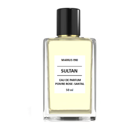 Eau de parfum Sultan - Poivre rose & Santal - Marius 1910