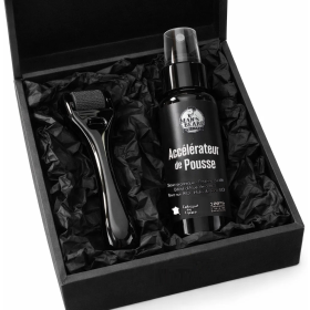 Spray et derma-Roller - Accélérateur de Pousse - Barbe et Cheveux