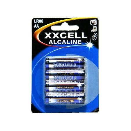 Piles X4 - LR06 AA 1.5V pour rasoir